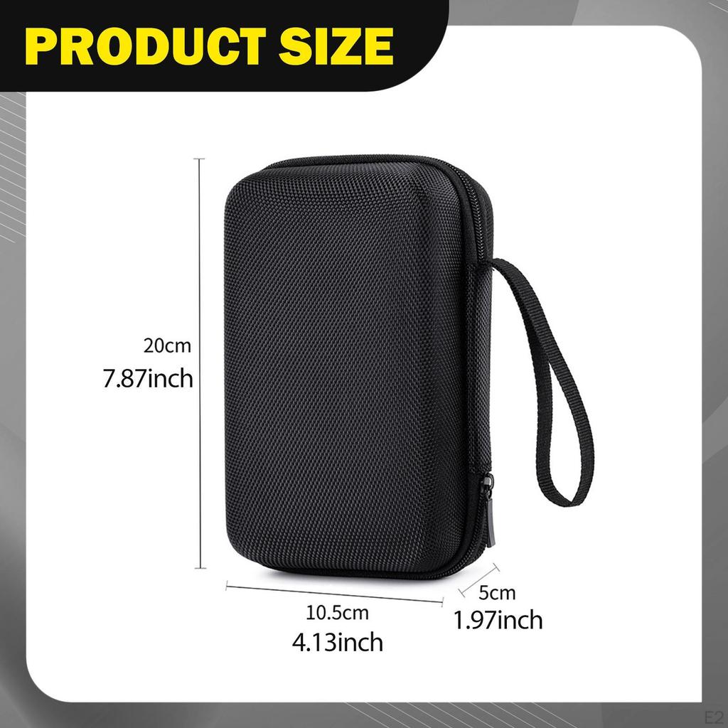 Portable Carrying Case Electronics Accessories Storage Bag Organizer Shockproof Organizing Travel
