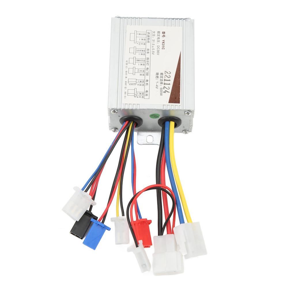 Electric Bicycle Brushed Controller Aluminium Alloy Bike Scooter Parts Accessories 36V 500W