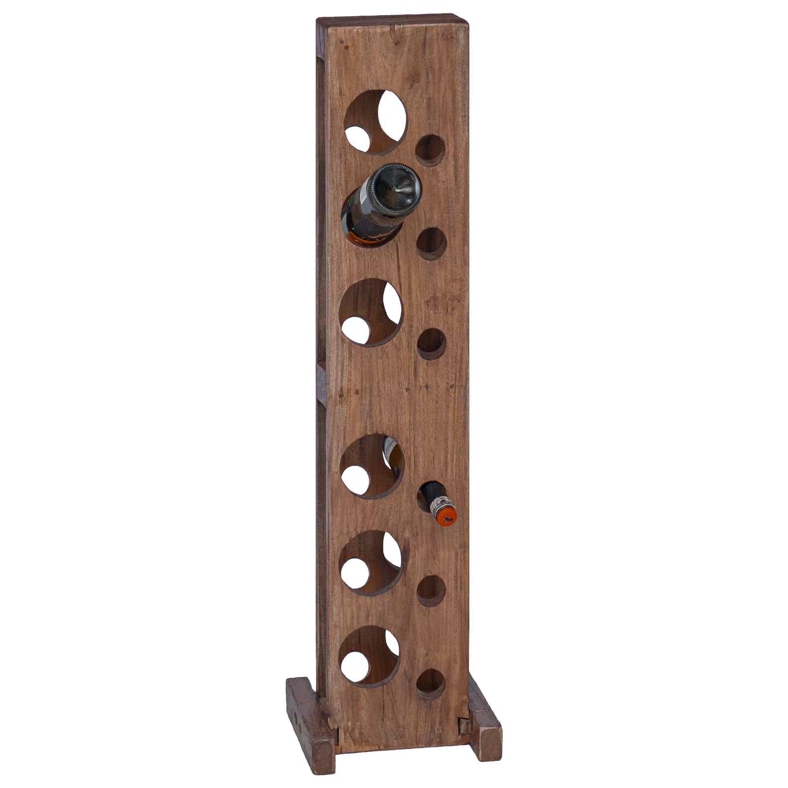 Regal Braun 20 x 25 x 100 cm Massives Mahagoni-Holz