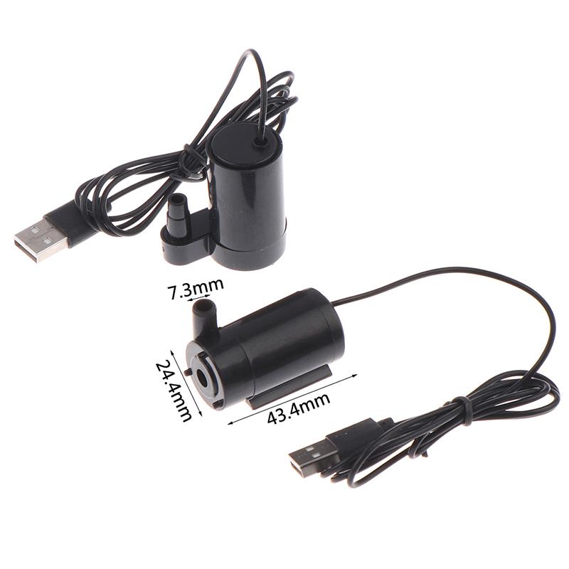 Dc5V USB დაბალი ხმაურის ჯაგრისების გარეშე ძრავის ტუმბო 3 ლ/წთ მინი მიკრო წყალქვეშა წყლის ტუმბო