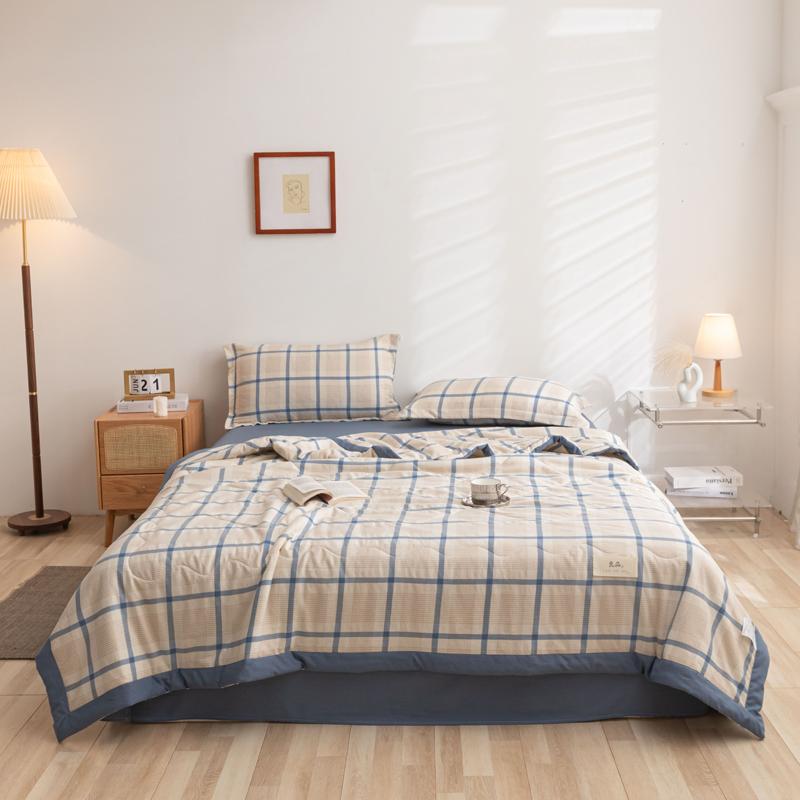2024 High quality Japanese spring and summer air conditioning quilt single summer quilt summer cooler quilt multicolor