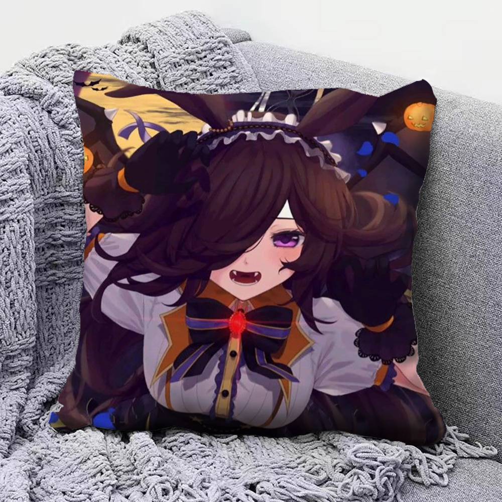 Rice Shower Umamusume Pretty Derby Pillow Covers Home Sofa Cushion Covers and Aecorative Custom
