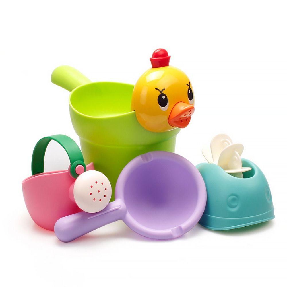 Sand Playing Baby Bath Toys Duck Bear Shape Water Play Toys Kids Shower Toys  Swimming