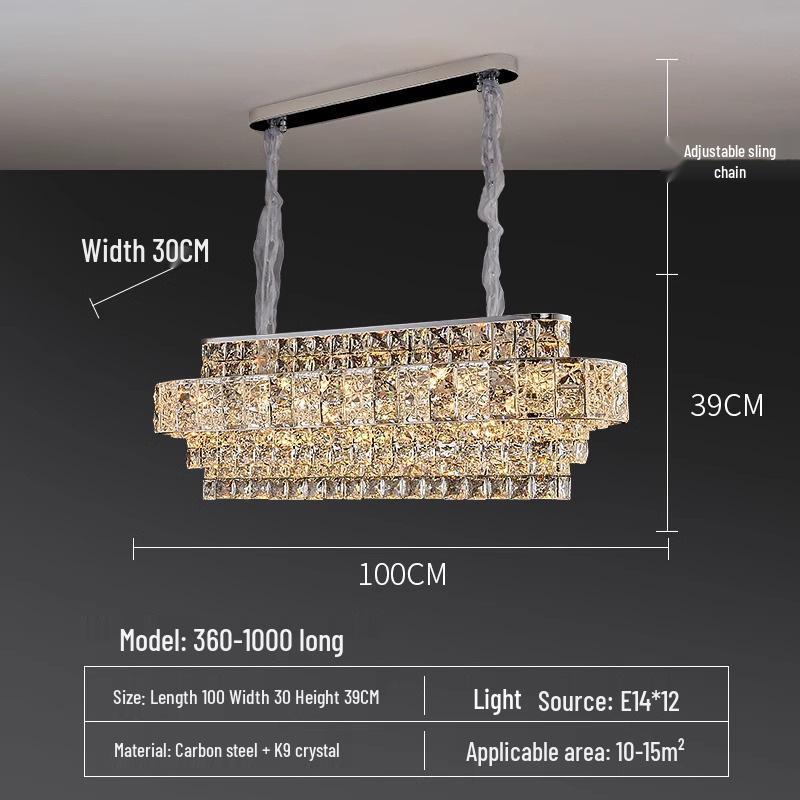 2025 Romantic Crystal Petal Chandelier - Cream Style, Warm Luxury for Living Room/Bedroom