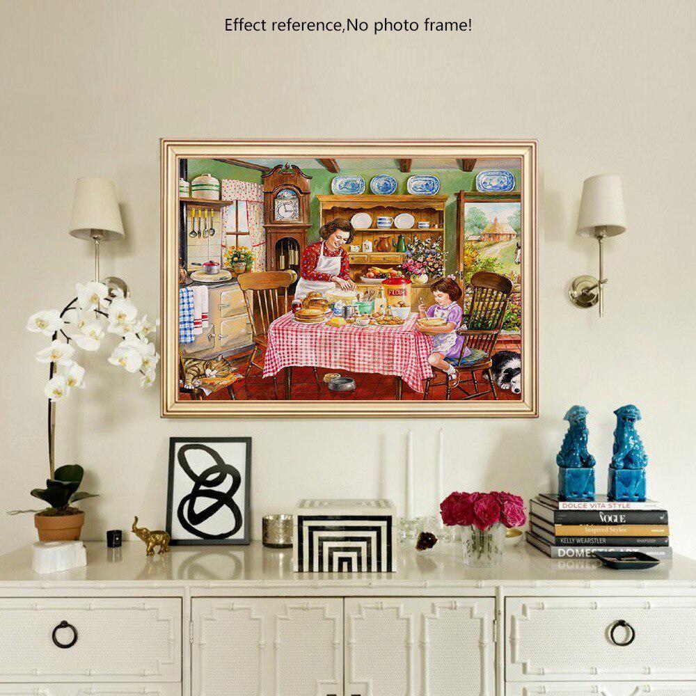 5D DIY Diamond Mozaic Full Round Family Broderie Stras Picture Pictura cu diamant