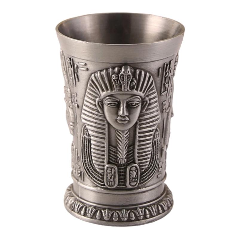 Cocktail Cup Wine Cup Retro Theme Metal Texture Offering Insulation Small Capacity Suitable for Beverages Water