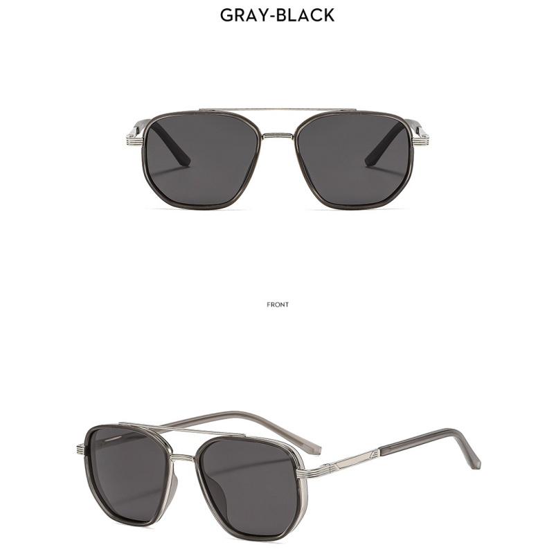 Women's Sunglasses, Men's and Women's Fashion Double-beam Metal Sunglasses, Driving Sunglasses