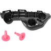 Front Bumper Bracket Compatible with Toyota Camry 2018-- Driver and Passenger Side Pair, Direct Fit for 52535-06210 52536-06210, OEM Quality ABS