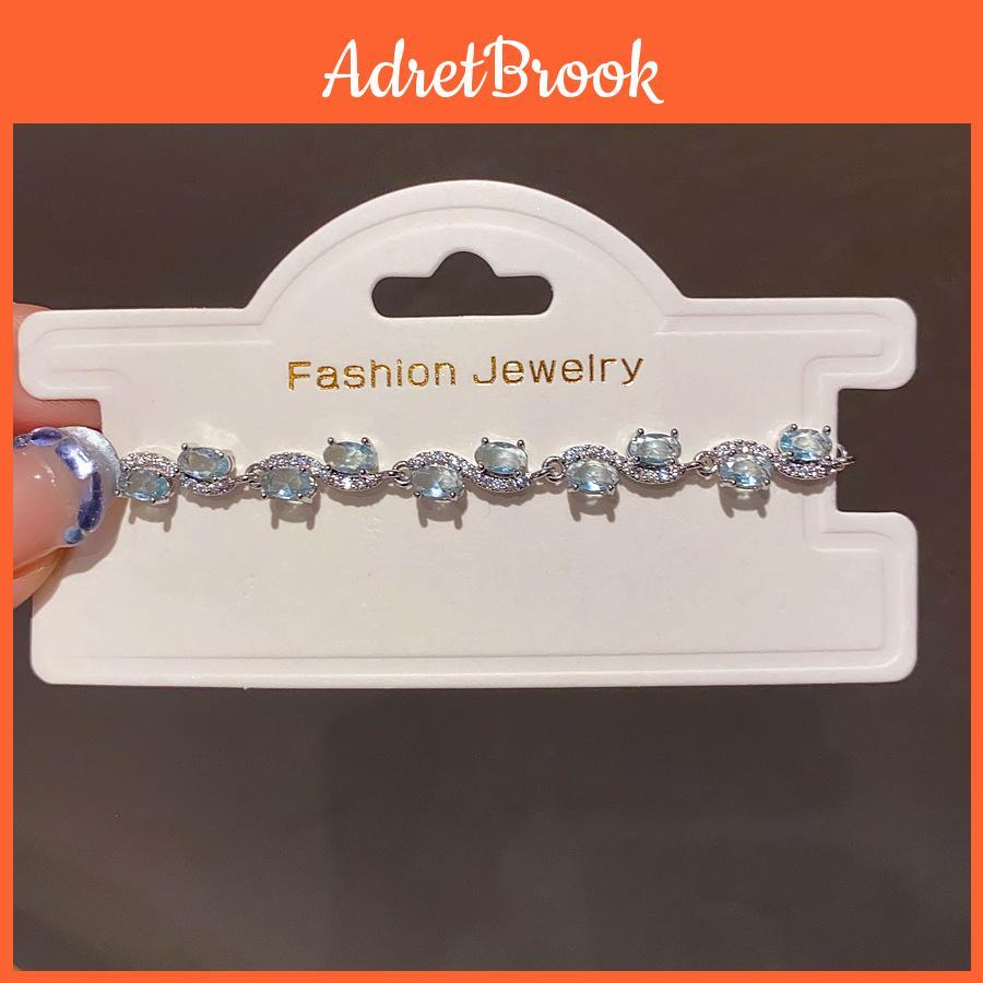 Bracciale a Forma di Farfalla con Fiocco in Zircone Ovali Microincastonati per la Moda Femminile Regalo