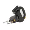 Dual Retractable Dog Leash Double Headed Extendable Pet Leash with Light And Poop Bag Dispenser for 2 Small Medium Dogs