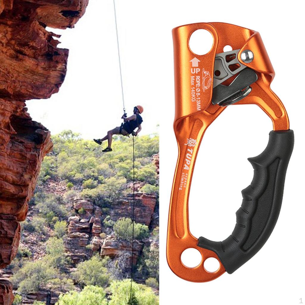 Steigklemme Legierung Langlebig Tragbar Leicht Ergonomisch für Bergsteigen 8~12mm Seil, Klettern, Baumpfleger ,