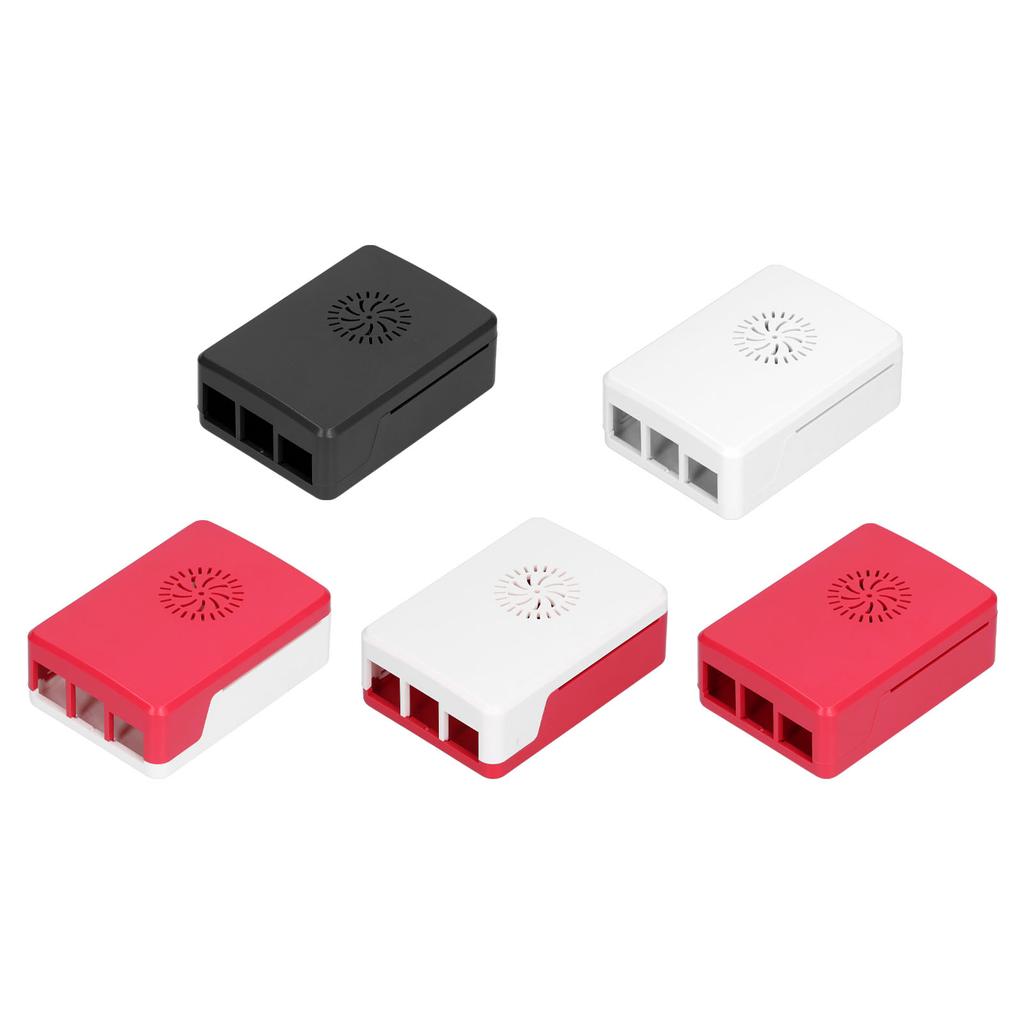 Cooling Enclosure Box Heat Sink ABS Case Buckle Design Protective Shell Replaceable for 4B for Industrial Control