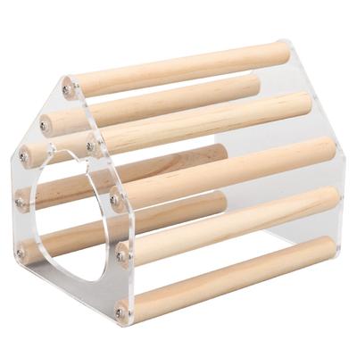 Haustier Hamster Holzhaus Kleines Haustierkäfig Versteck Hütte für Hamster Goldhamster Kleiner