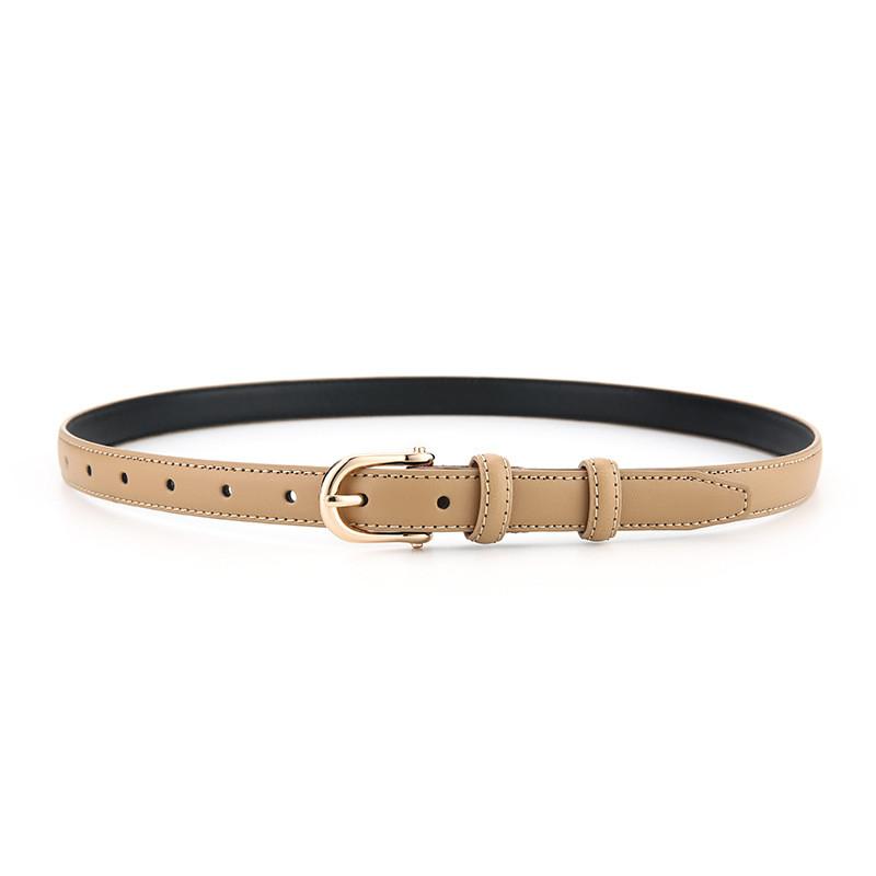 Womens Leather Belt Fashion Casual Elegant Genuine Leather For Office And Daily Wear