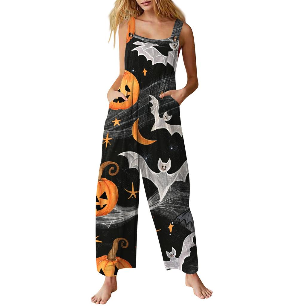 Dámský overal Potištěný Ležérní Volný Overal