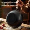 BOSITE 0-Coating Titanium Alloy Non-stick Stir-fry Pan