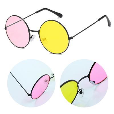 Sonnenbrille in verschiedenen Farben für Teenager, Mädchen, Cosplay, Party, runde Rahmenlinse, lustige Mode, Halloween-Party-Dekorationen