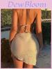 Classic Solid Color Bikini Set With Polyester And Spandex For Swimming Water Sports Women