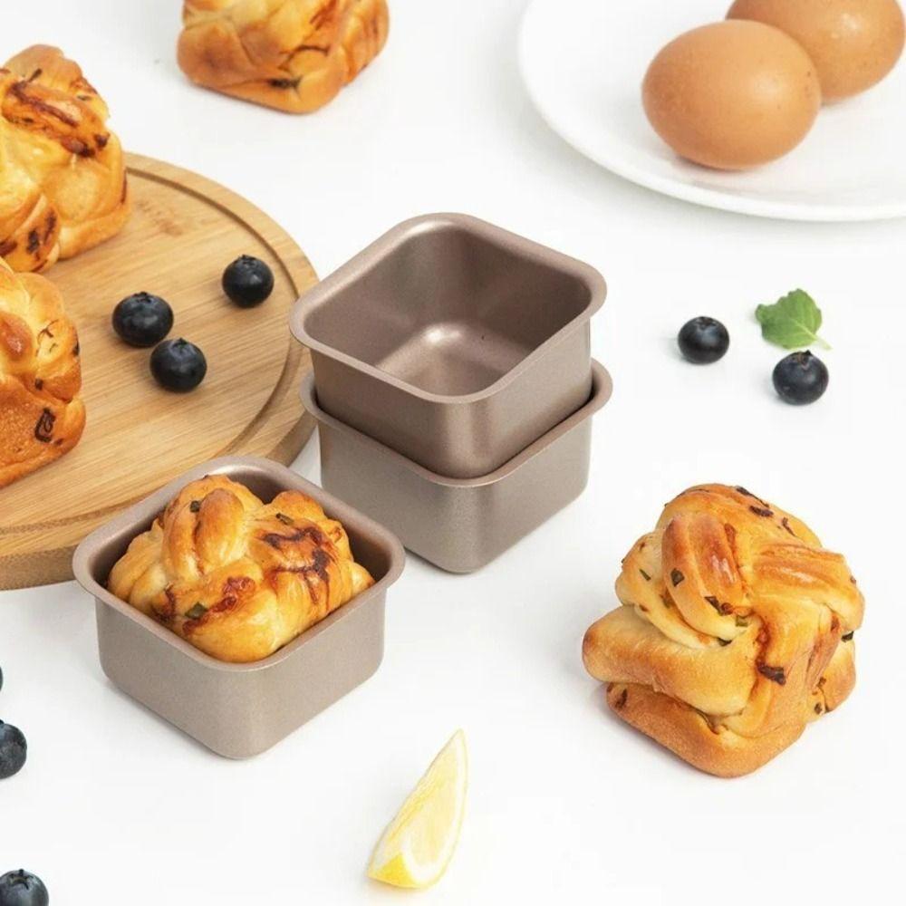 

Квадратные формы для тостов Мини-форма для сыра Многофункциональная форма для мусса Форма для тостов 7cm