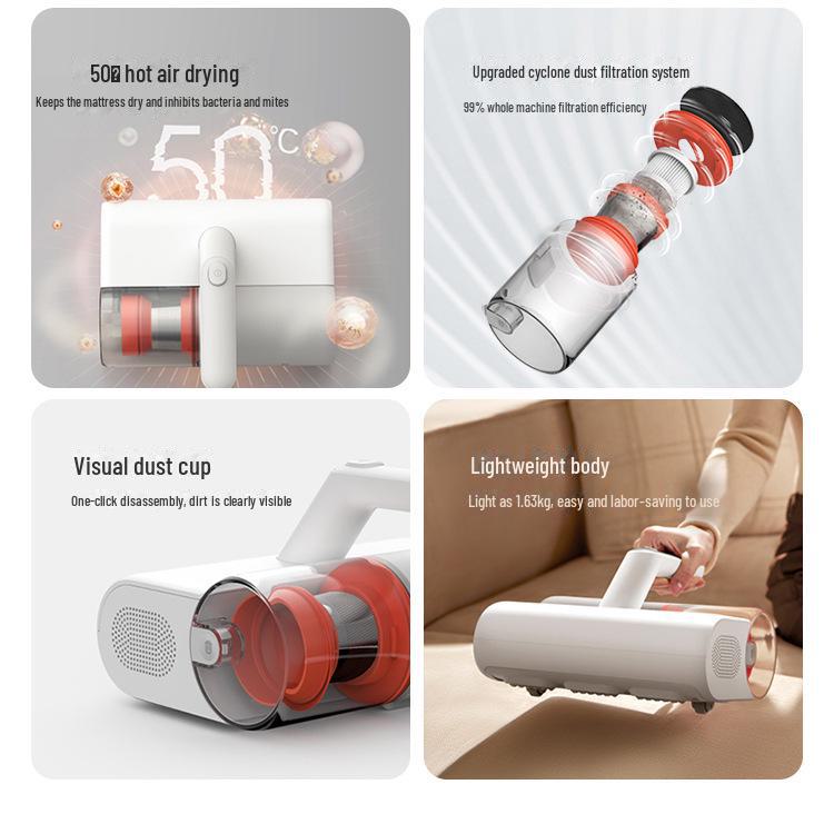 Xiaomi Mijia Ruční odstraňovač roztočů 2 – Silný sací výkon pro domácí a lůžkové roztoče