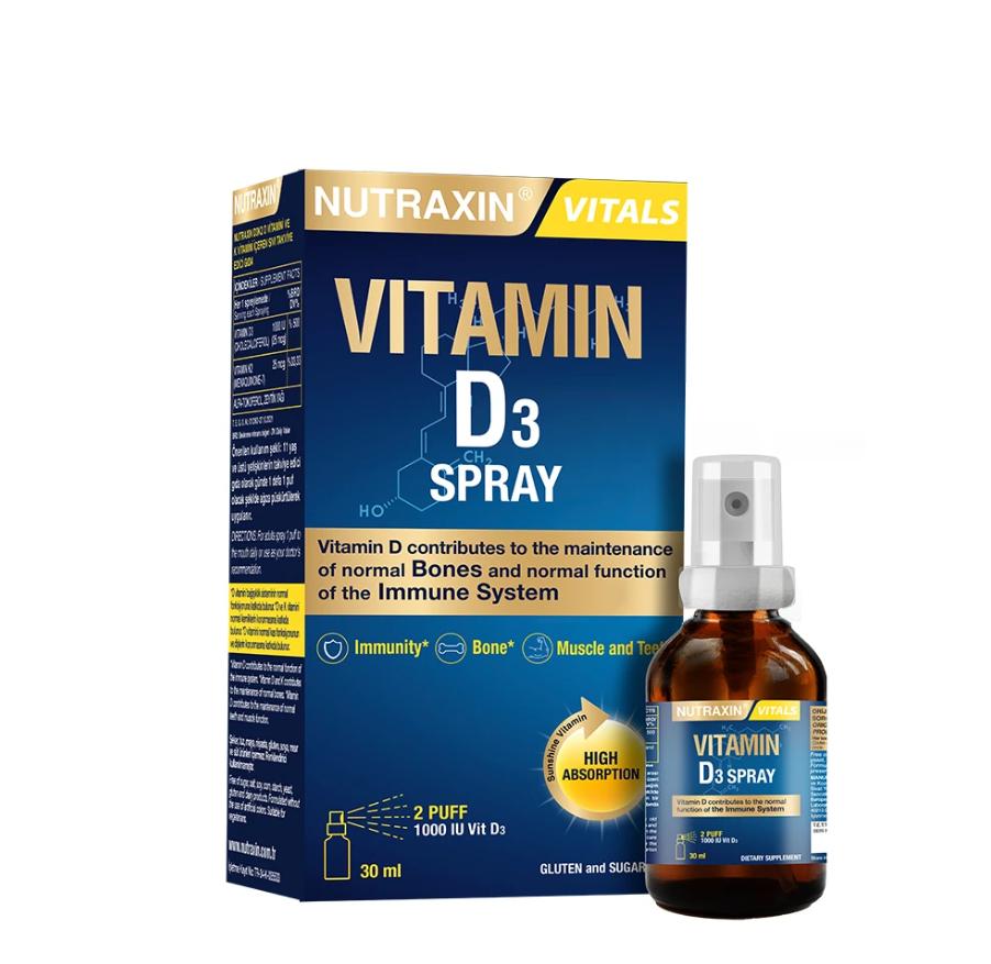 Nutraxin Vitamin D3 Spray 30 ml