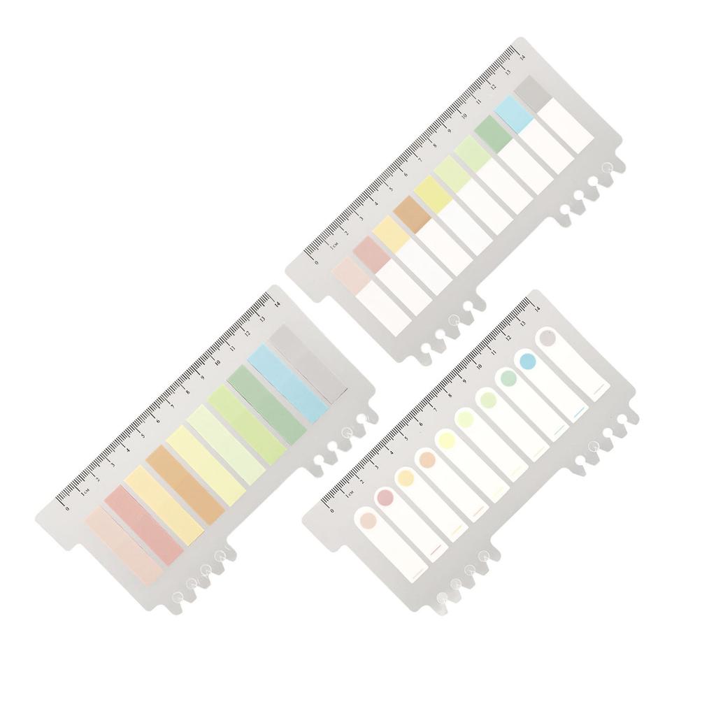 3set Index Tabs Morandi Color Safe Adhesive Retro Cute Style Paper PET Lightweight Portable Page Marker Bookmarks