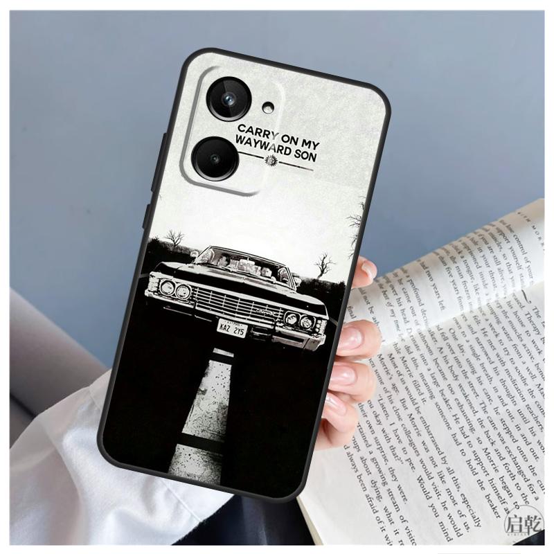Supernatural CARRY ON MY WAYWARD Case For Realme C51 C55 C53 C35 C33 C30 C67 C21Y C25s C15 9 10 11 12 Pro Plus GT Neo 5 Cover