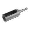 1pc 65/80/100mm Long 10/12/13/14/16/17/19mm Hex Nut Socket Slotted Extension Driver Bit Adapter 1/4" Hex Shank Cr- V
