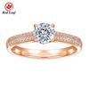 Redleaf Fashion Jewelry 18K 24K Gold Men Women Minimalist 925 Sterling Silver Ring Gold Plated Ring