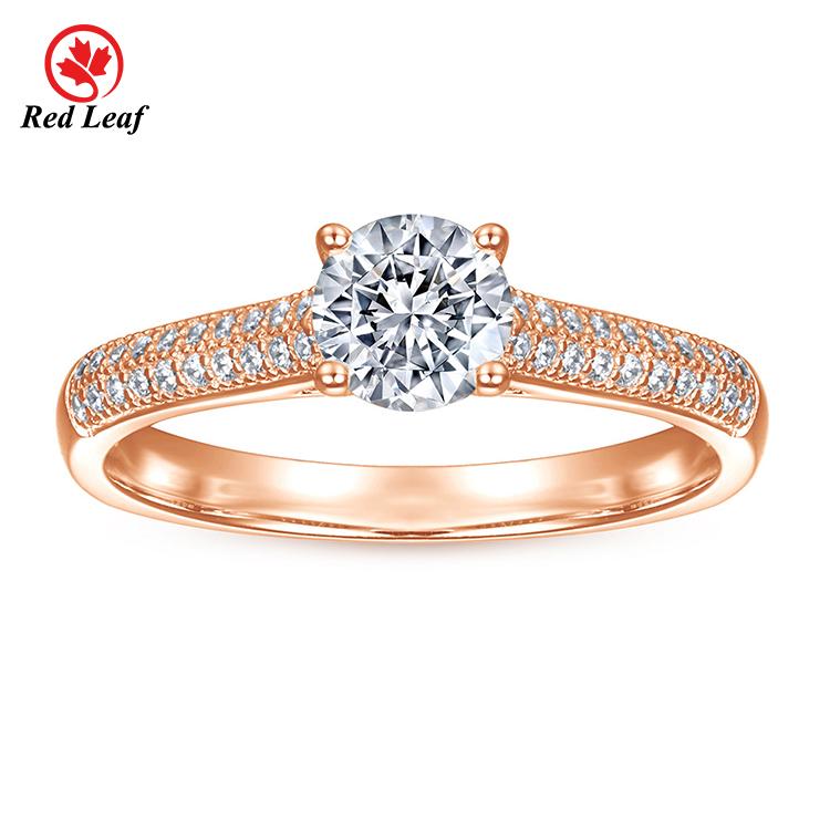 Redleaf Fashion Jewelry 18K 24K Gold Men Women Minimalist 925 Sterling Silver Ring Gold Plated Ring