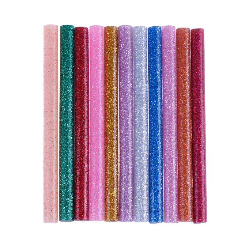 Buy 11 PCS 7*100mm Colorful Hot Melt Glue NonToxic DIY Glue Stick at