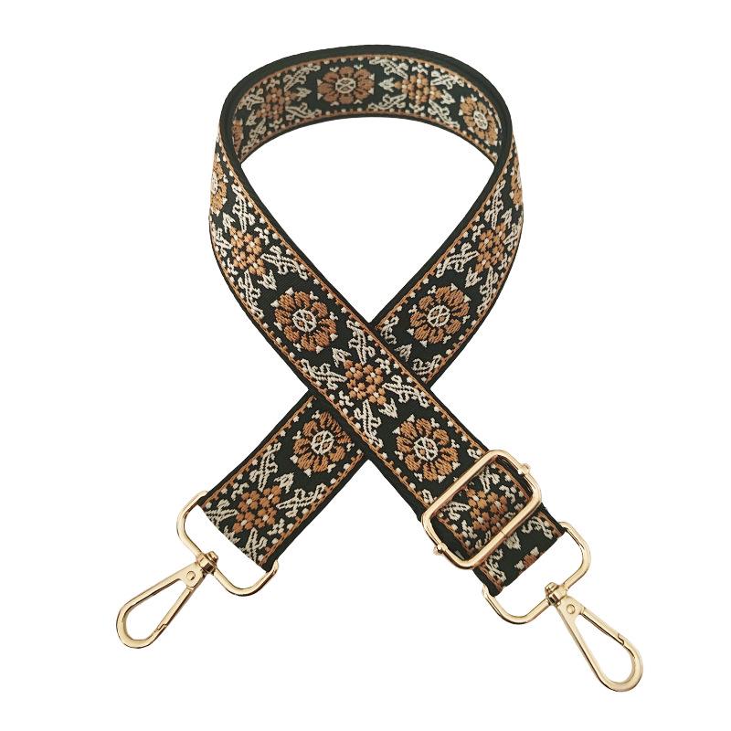 3,8 cm Justerbar Färgrik Jacquard Axelrem för Väskor