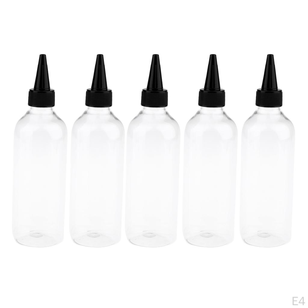 5PCS, 250ML, Refillable Perfume Sub Bottles, Cosmetic Containers Case Holders, Travel