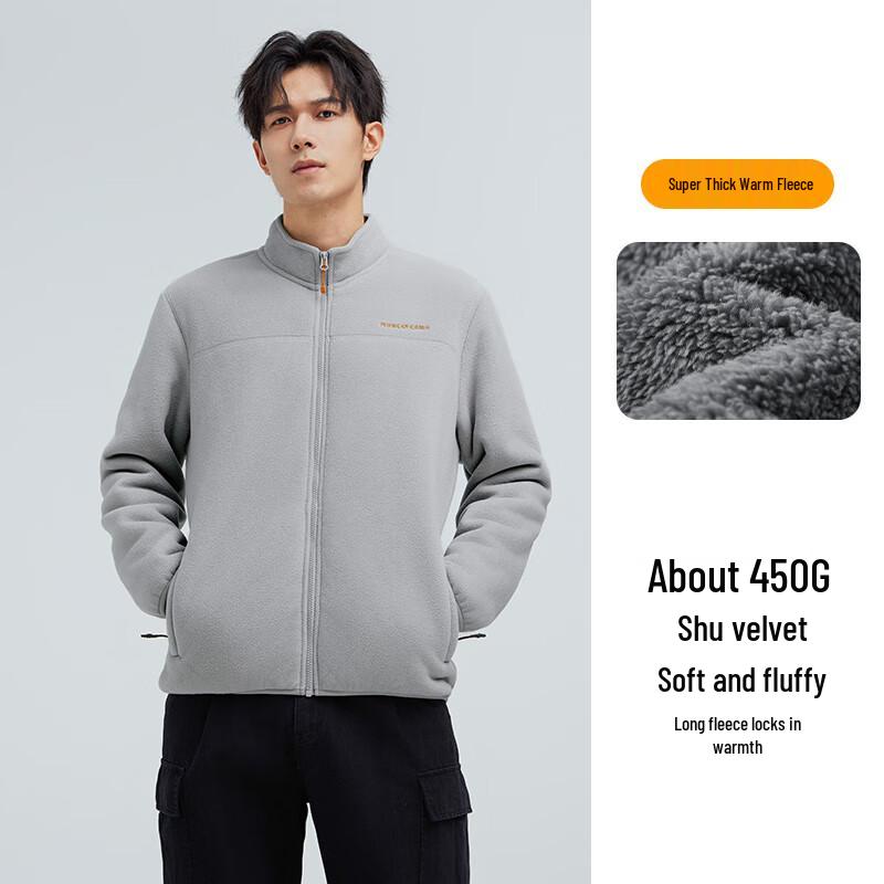Toluozhe Men s Outdoor Fleece Jacket XRY201001 XXL