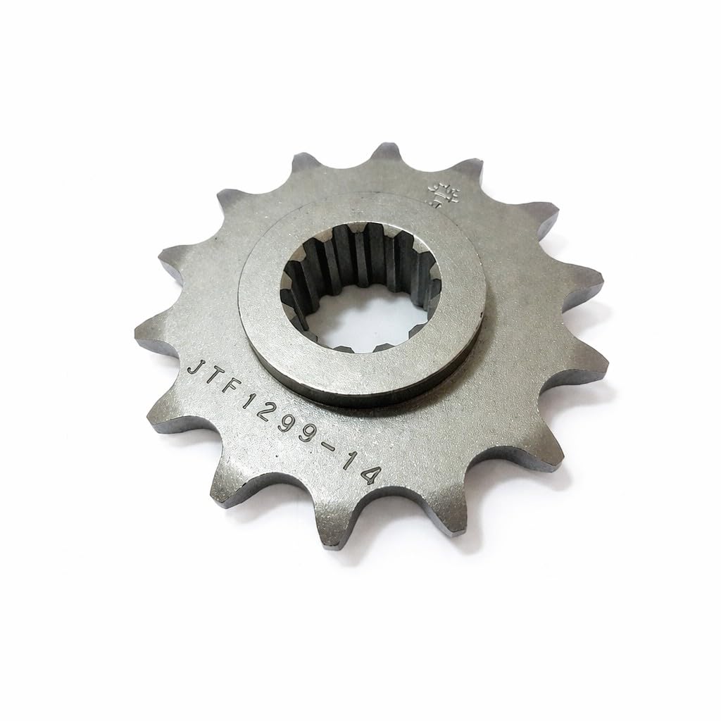 SCM Reinforced Front Sprocket 14T for Hornet Magna 250 250, VTR250/F, Zelvis, Jade, V-Twin (JT-F1299)