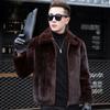 Men's Top Imitation Mink Hair Imitation Fur Jacket Thickened Large Size Imitation Fur Velvet Autumn and Winter Wear