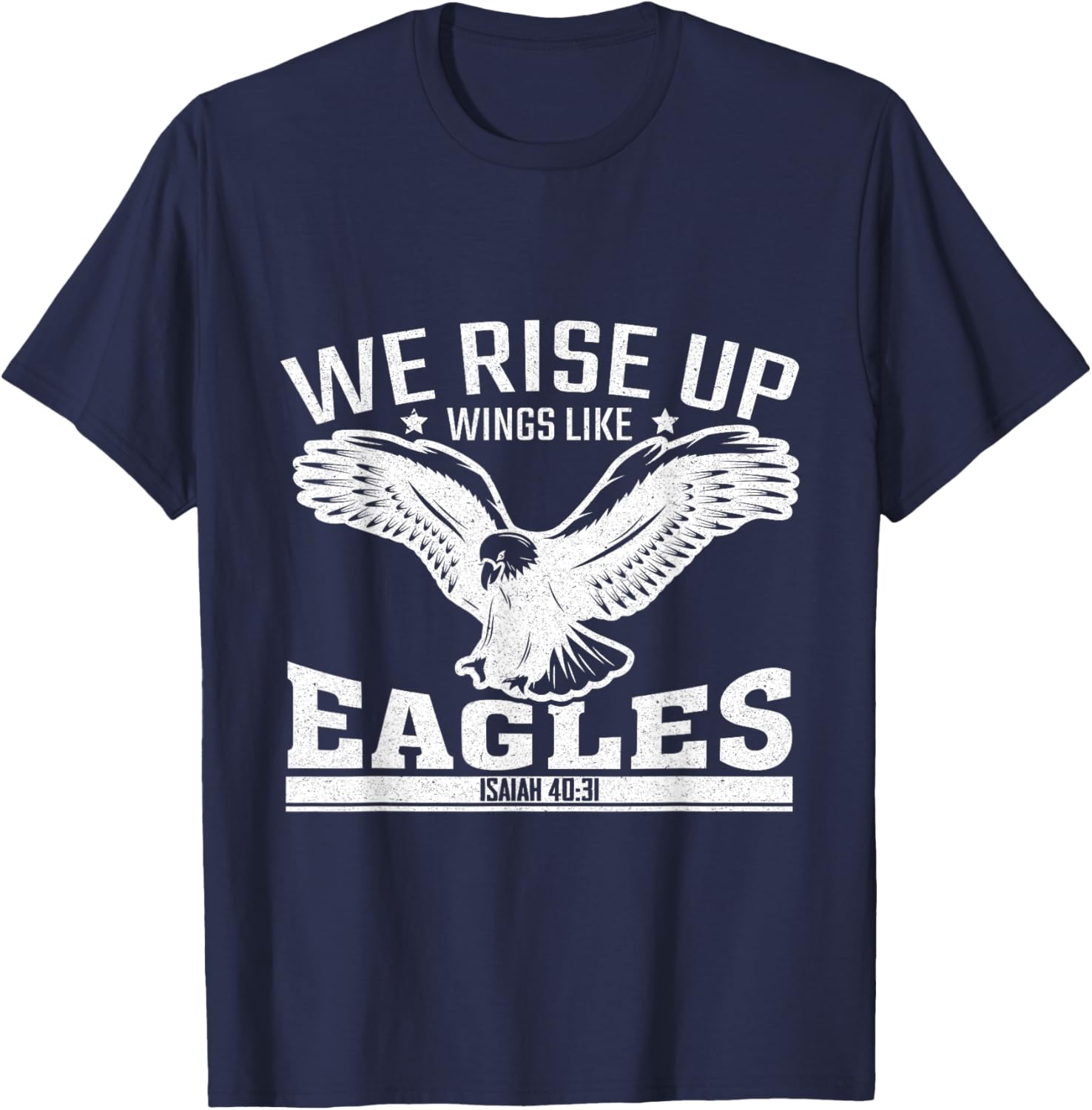 

We Rise Up Wings Like Eagles T-Shirt S разноцветный