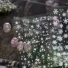 Spets Snöflinga Nageldekoration Klistermärken Moderna Enkla Nagelklistermärken Spets Snöflinga Prydnad Nageldekoration Klistermärken Dekoration