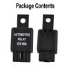 1pcs Car Relay 12V 40A 40 AMP Car Automotive Van Boat Bike 4 Pin SPST Alarm Relay Auto Interior Replacement Part