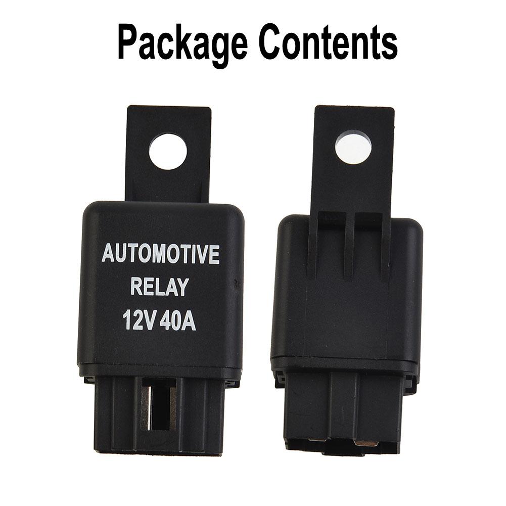 1pcs Car Relay 12V 40A 40 AMP Car Automotive Van Boat Bike 4 Pin SPST Alarm Relay Auto Interior Replacement Part