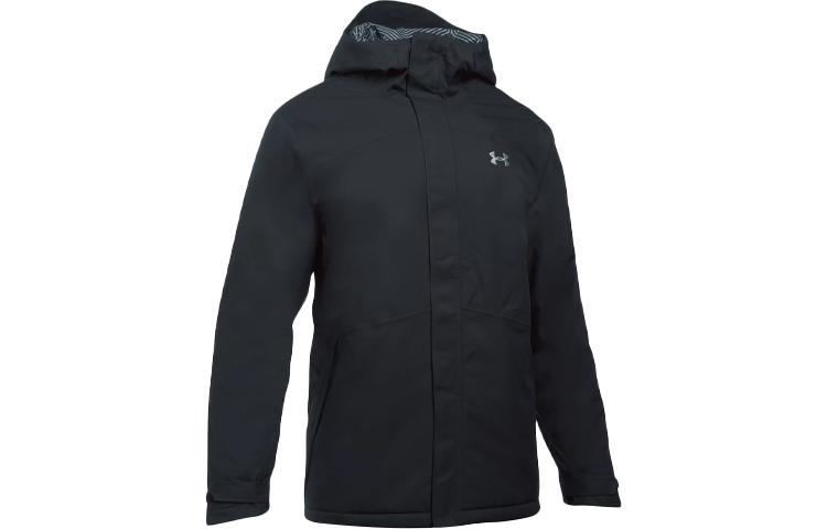 Under Armour Storm Jackets Men s Black Hooded Moderate Soft Shell 1280813-001 L
