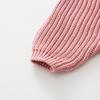 Trendy European & American Girls' Solid Color Knit Sweater - Children's Fashion