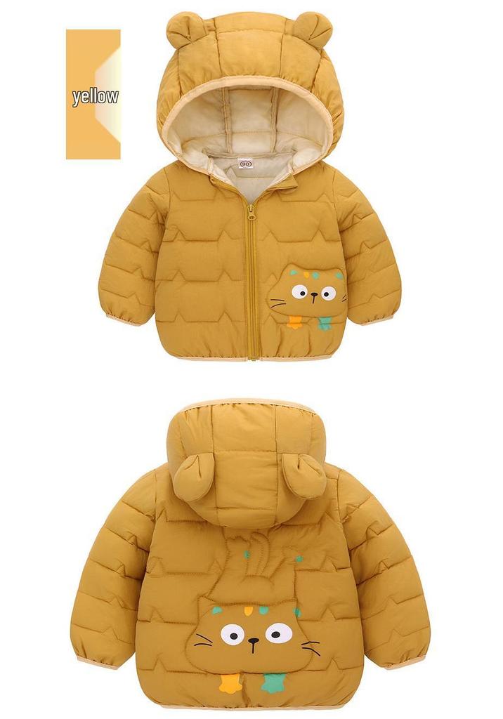 Nuovo Piumino con Cappuccio Autunno/Inverno per Neonati e Bambini - Capo d'Abbigliamento Leggero Imbottito in Cotone per Bambini e Bambine