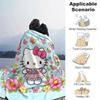 1pc. Hello Kitty Floral Butterflies Home Office Outdoor Blanket Gift Ideaz0411202