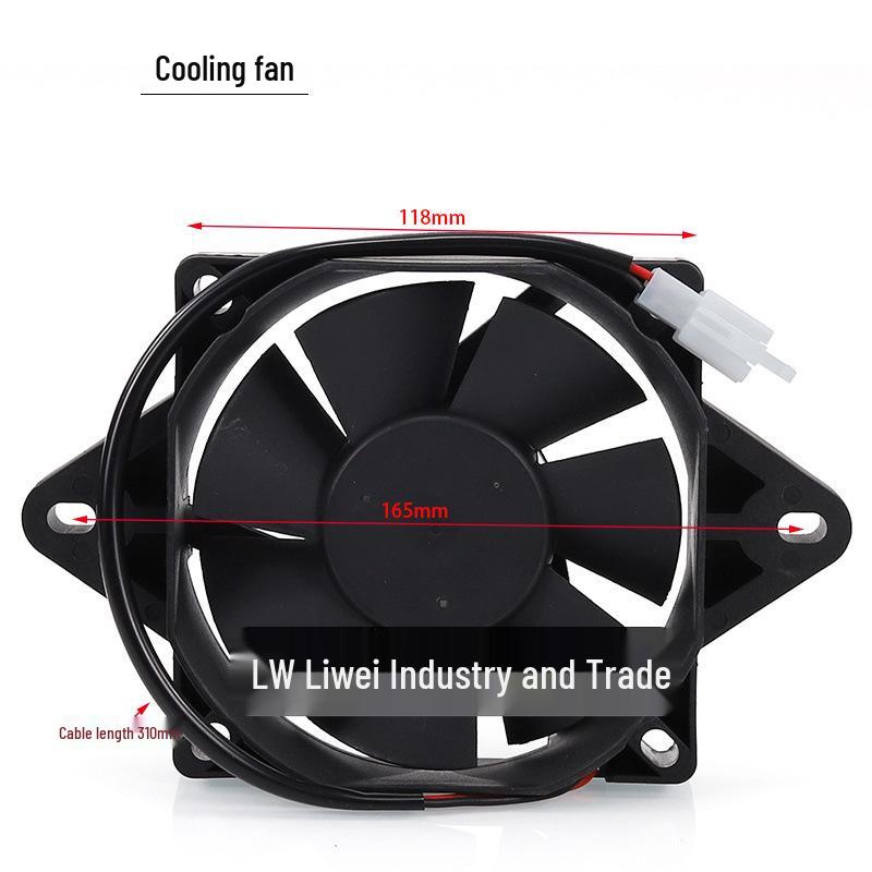 Off-road ATV/Motorcycle Water-cooled Fan Radiator