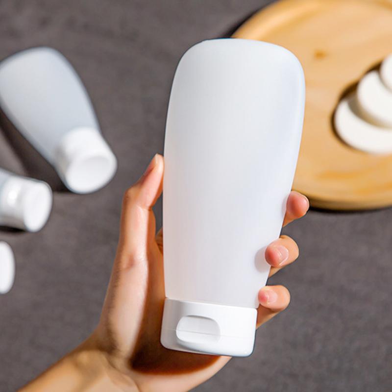 30/60/100ml Refillable Bottle 3pcs/set Soft Lotion Container Squeeze Tube Empty Bottle Portable Travel Cosmetics Shampoo Bottle