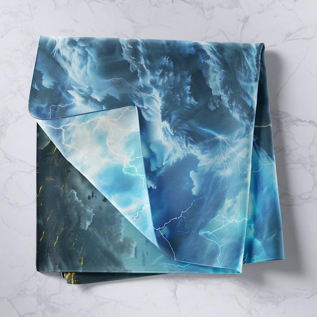 Dramatic Storm Tornado Tapestry Wall Hanging Decor Sky Weather Lightning Art Moody Cloudscape Decor for Living Room Home Accent