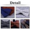 [White Fang] Bow Tie, Wool, Stylish, Formal, Casual, Wedding, Party, Men's NC122 (Khaki)