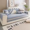 Chenille Sofa Cushion Four Seasons Universal Non-Slip Cushion Leather Sofa Cover Simple Modern Armrest Cover Towel