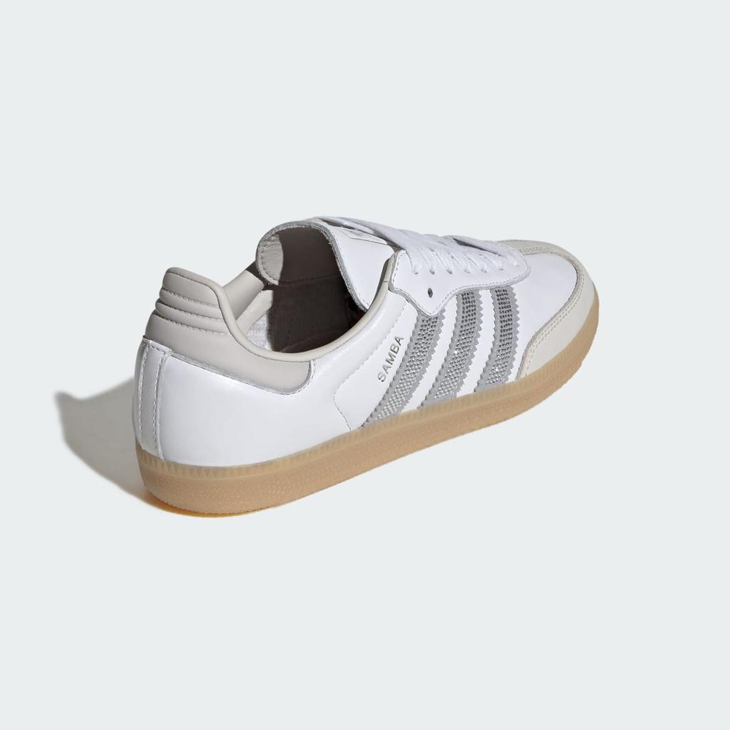 adidas Samba OG KK0063 Unisex Originals Sneakers Cloud White / Silver Metallic / Gum